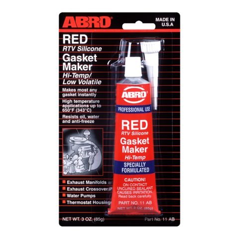 Red RTV Silicone Gasket Maker - ABRO