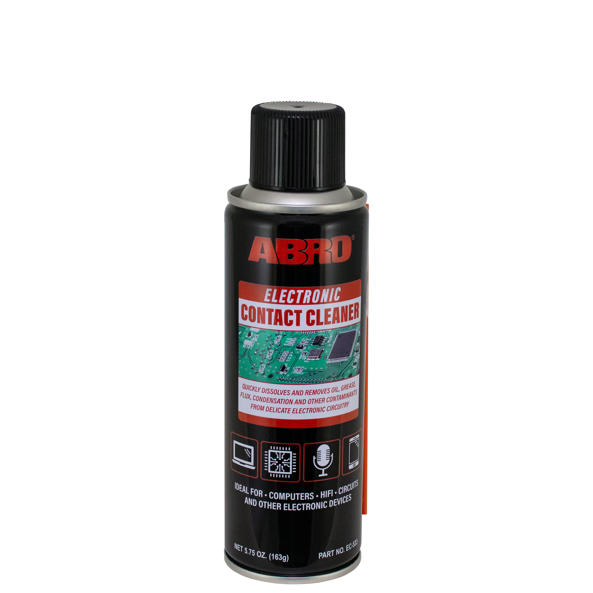 ABRO EC-533 Electronic Contact Cleaner for Circuits, Computer, Mobile &  Extension Board Cleaning (163 g) : : Car & Motorbike