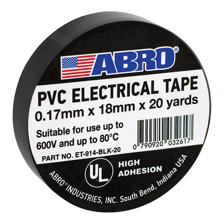 UL Classified PVC Electrical Tape - ABRO
