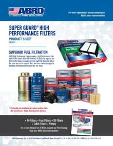 Super Guard Filters Sellsheet