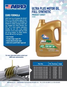 Ultra Plus Full Synthetic