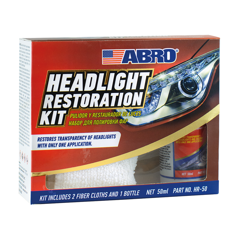 Headlight Restoration Kit - ABRO