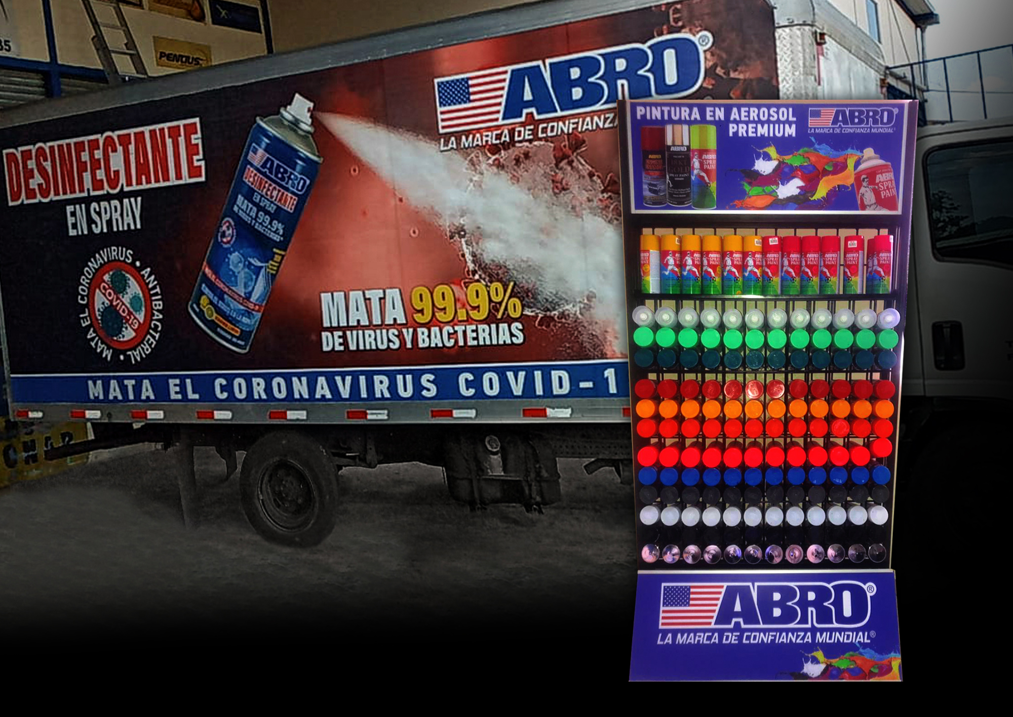 Grupo HS Panama ABRO Display and Truck ABRO