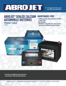 ABROJET Automobile Batteries