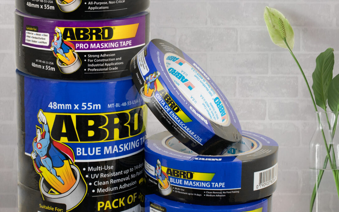 ABRO® New Masking Tape Line / Now Available on Amazon