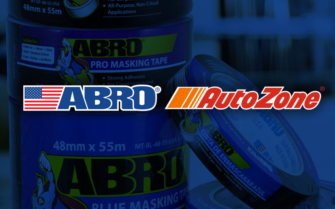AutoZone – ABRO Masking Tape Now Available