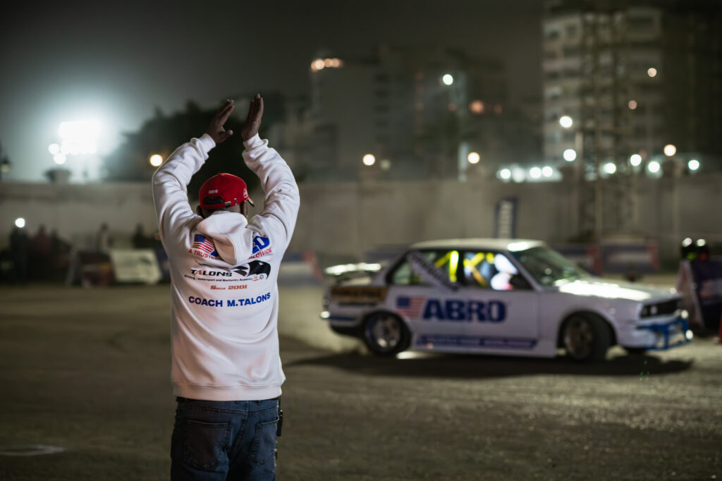 ABRO Sponsored car in driving school