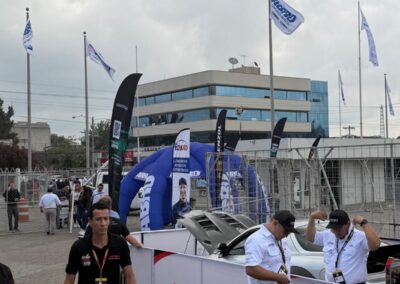 ABRO Arch in background and Crowd