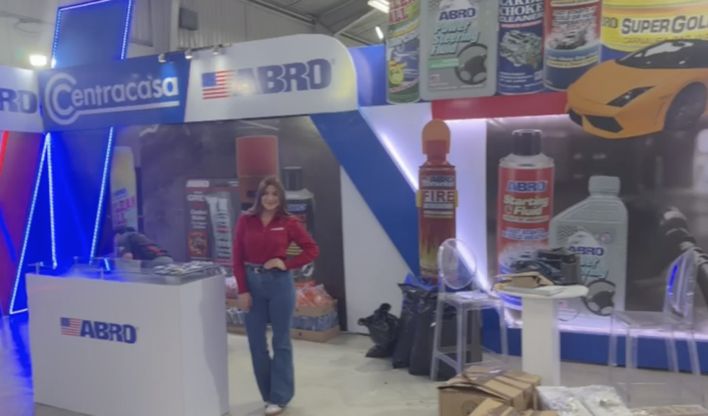 ABRO Centracasa Booth and Attendant