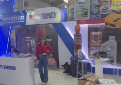 ABRO Centracasa Booth and Attendant