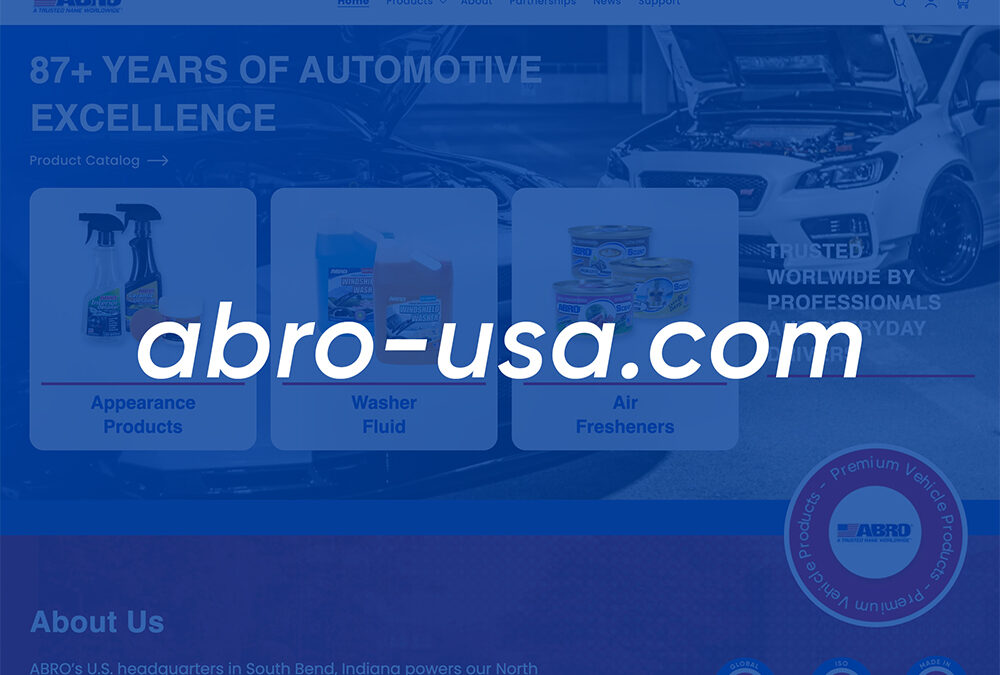Official Launch of Our Brand New Site | abro-usa.com